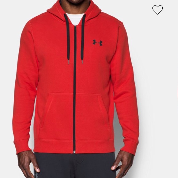 Men’s Large Under Armour Gray ZipUp Sweatshirt - Picture 2 of 5